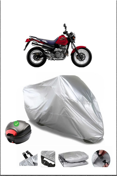 Breen Honda Slr650 Rear Bag Compatible Gray Waterproof Canvas (Motorcycle)