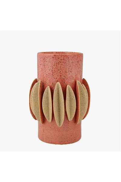 Vitale Ceramic Red Summer Vase 20*20*27 cm