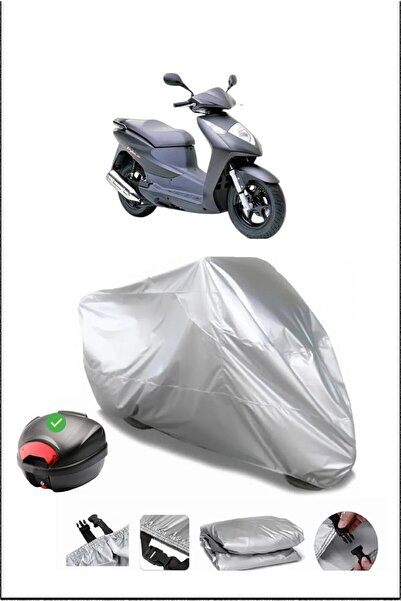 Breen HONDA Dylan150 حقيبة خلفية متوافقة مع القماش الرمادي المقاوم للماء (دراجة نارية)