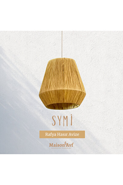 Maison Avf Symi Rafya Rustik Hasır Mekan Avize Sarkıt Aydınlatma Tasarımı