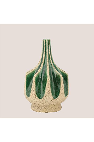 Vitale Vază de vară din ceramică verde crem 21*21*31 cm