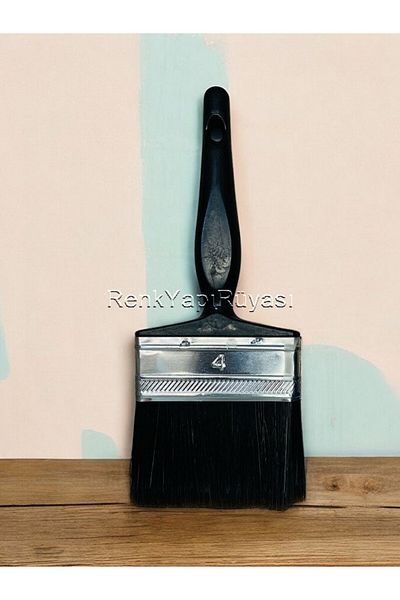 RENK YAPI RÜYASI Metal and Wood Paint Brush - Oil, Painting Painter and Hobby (No4)
