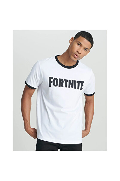 Lee Λευκό ανδρικό μπλουζάκι με λαιμόκοψη