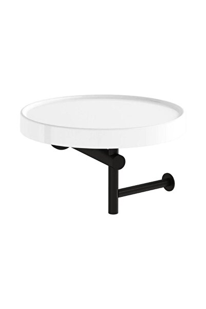 VitrA ArchiPlan Seramik Etajerli Tuvalet Kağıtlığı Mat Siyah A44007