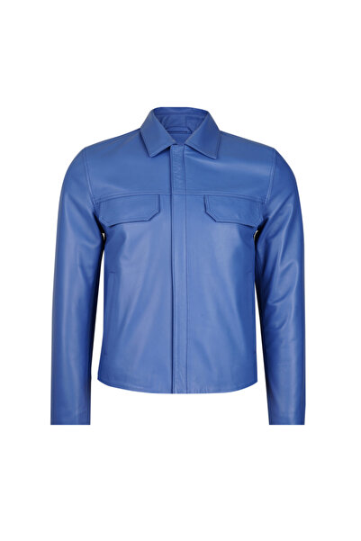 Desa Adoerte Mavi Erkek Deri Mont