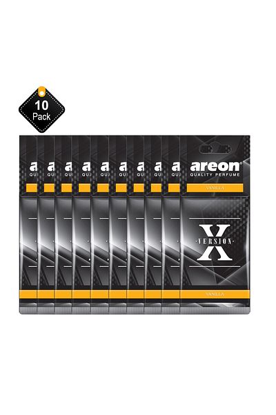 Areon عبوة من 10 معطرات جو أريون بنكهة الفانيليا X