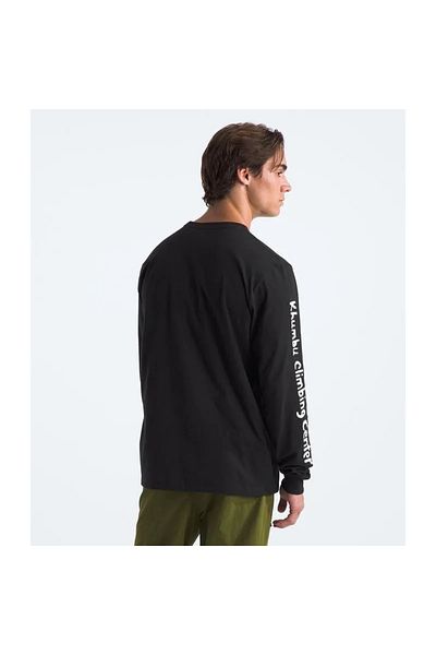 THE NORTH FACE Ανδρικό μαύρο μπλουζάκι με μακριά μανίκια The North Face Climb