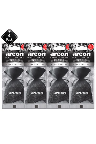 Areon Pack Of 4 Areon air freshener Pearls Black Crystal