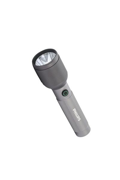 Philips 650 Lumens Aircraft Aluminium Alloy LED Rechargeable Flashlight 19.2 x 3.2 x 5 cm