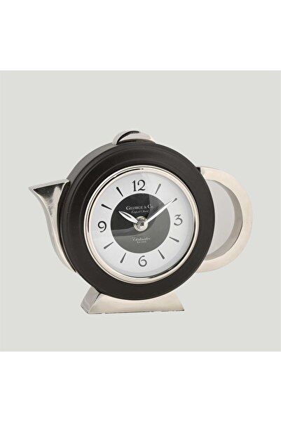 Vitale Metal Sılver Black Çaydanlık Saat 6*20*17 C