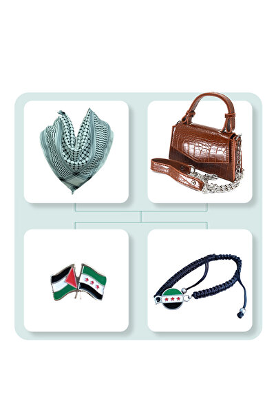 Zaytoon 4-dijelni set Ručna torbica i dodataka za Siriju - SE100004