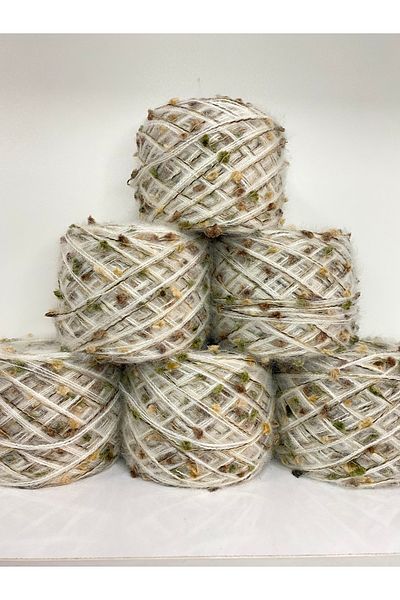 göçer Moheracrylic πολύχρωμο σχέδιο πομπόν οπτικό δίχτυ 600 γρ
