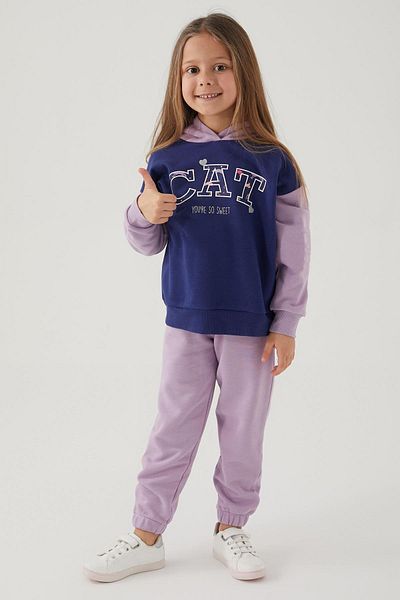 ROLY POLY Set de trening pentru fete Rolypoly Cat YouRe So Sweet violet bleumarin