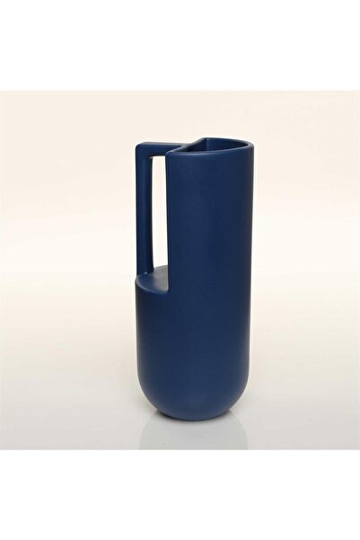 Vitale Μπλε βάζο με λαβή Μεγάλο 12*12*29 εκ. AK.JL0042
