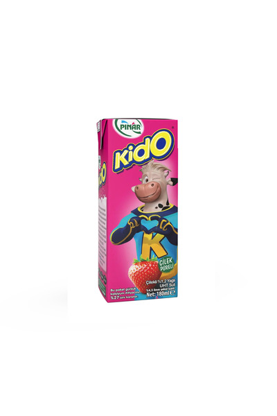Pınar Kido Çilekli Süt 180 ml X 27 Adet