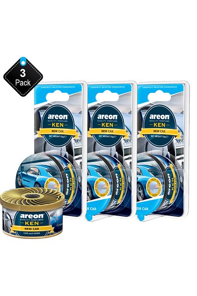 Areon Pack Of 3 Areon air freshener Ken New Car