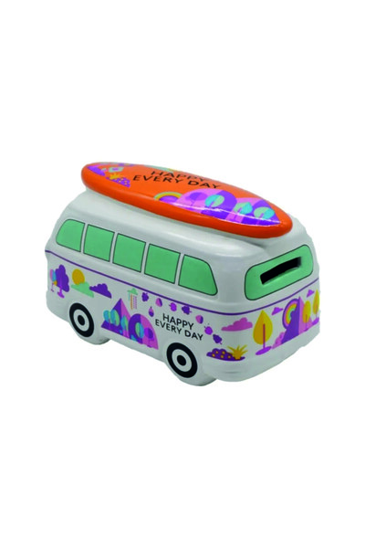 Cansüs Karavan Şeklinde Porselen Kumbara