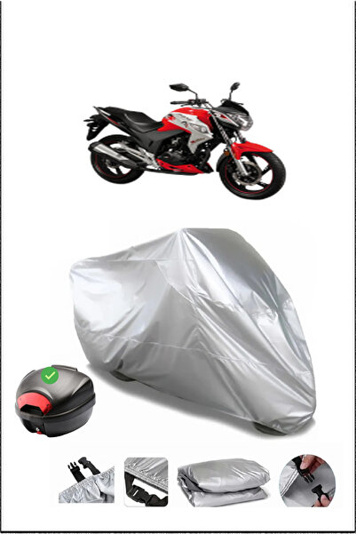 Breen Falcon Sharp150 Rear Bag Compatible Gray Waterproof Canvas (Motorcycle)
