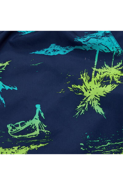 Decathlon Dječje kratke kupaće gaće - tamnoplave - Sa deznom - 100