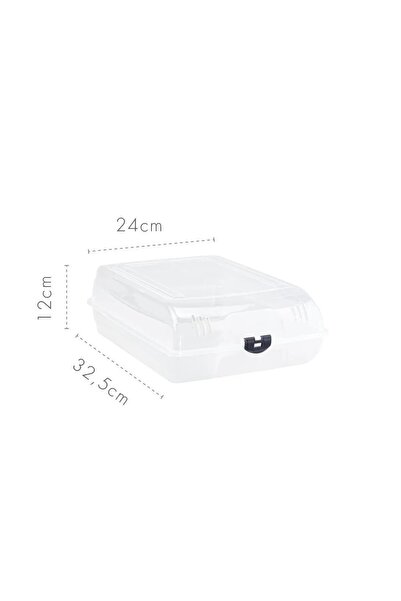 Roza's Home 5 Adet Şeffaf Bot Saklama Kutusu