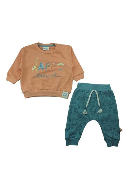 Miniworld Happy Love Men's Suit Pomegranate 25200- 18444 - 18-24 Months