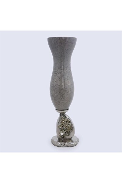 Vitale Tarnıshed Cam Metal Vazo 15*15 cm