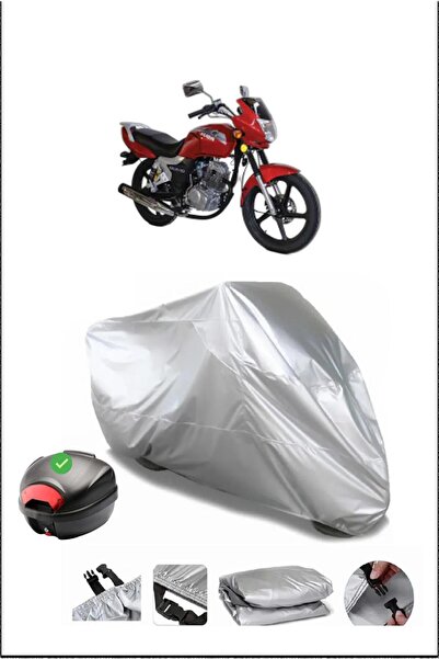 Breen Kuba Kh150-12D Rear Bag Compatible Gray Waterproof Canvas (Motorcycle)