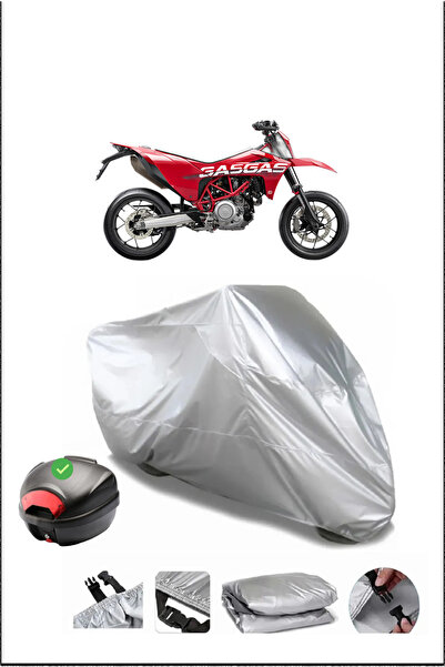 Breen Gas Gas Sm700 Rear Bag Compatible Gray Waterproof Canvas (Motorcycle)