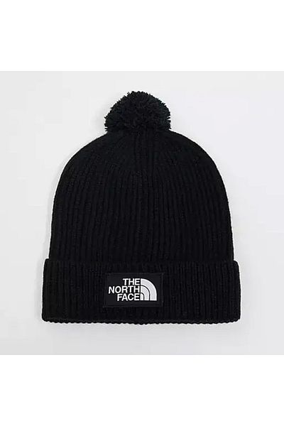 THE NORTH FACE Unisex Logo Box Pom Beanie - T93fn3jk3