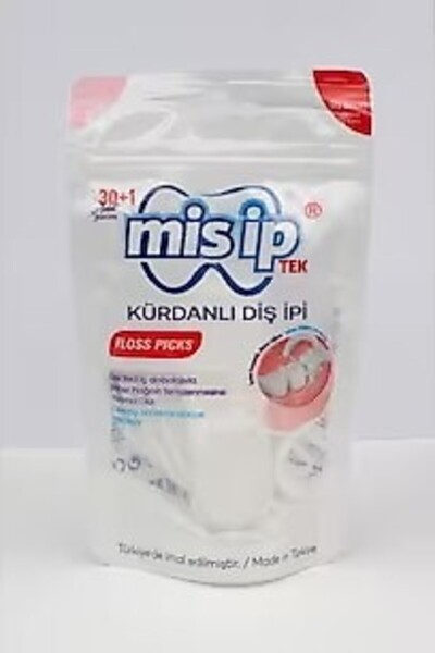 Mis Misip Tek Kürdanlı Diş İpi 30+1