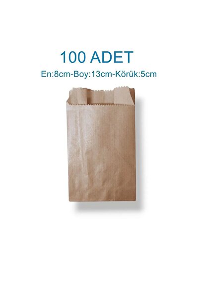 Azazgelsin 100'lü Mini Boy Takı & Hediye Nişan Kına Kese Kağıdı – (8X13X5 CM,...