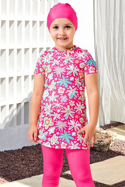 MARESİVA Bamb Short Sleeve Hijab Swimsuit 2904