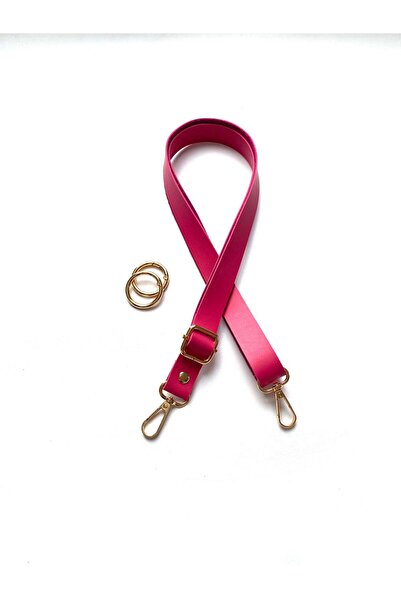 FERİHA HOBİ AKSESUAR حزام حقيبة جلدي قابل للتعديل وحلقة زنبركية