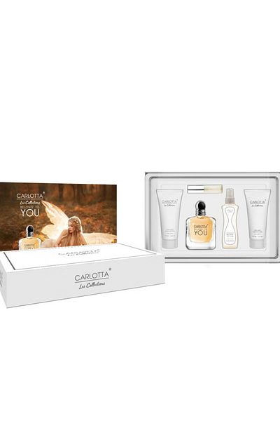 Carlotta 5-piece gift set of Russian Rose perfume