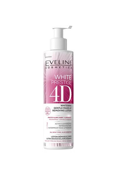 Eveline White Prestige 4D Whitening Makeup Removing Lotion 245ml