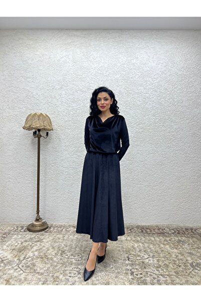 KÜÇÜĞÜM BUTİK Black Velvet Blouse