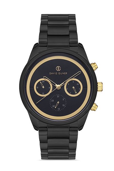 DAVID GUNER Stylish Design Steel Band Men's Wrist Watch