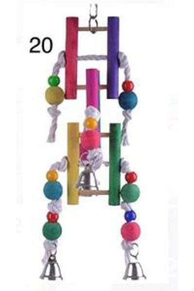 Merkezav Bird Perch Parrot Perch Toy - 20