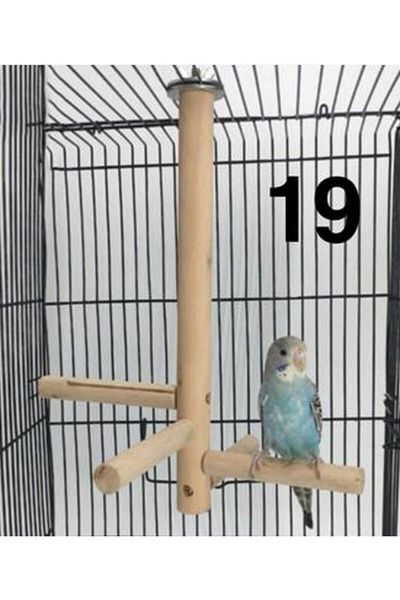 Merkezav Bird Perch Parrot Perch Toy - 19