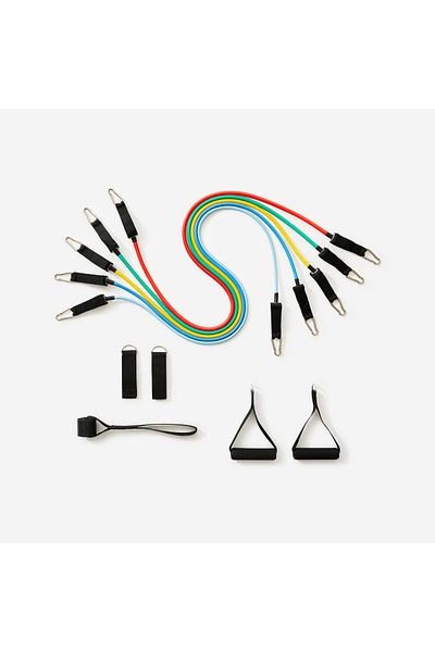 Decathlon Resistance Band Set - Pack of 5 - Muscle Building