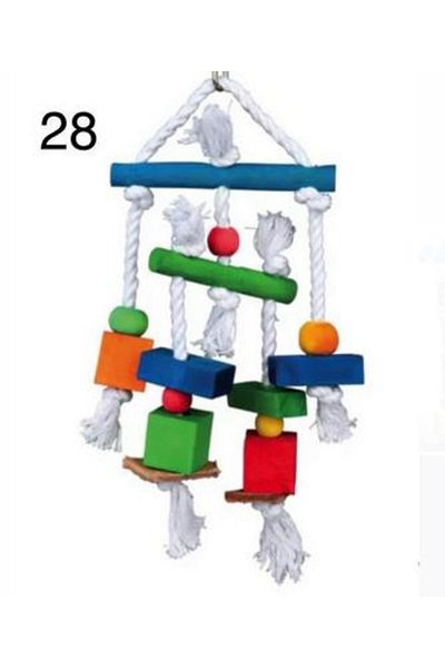 Merkezav Bird Perch Parrot Perch Toy - 28
