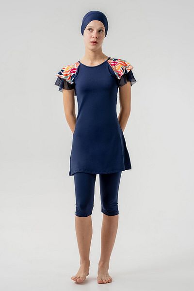 MARESİVA Short Sleeve Hijab Swimsuit 2903