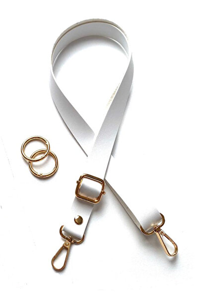 FERİHA HOBİ AKSESUAR حزام حقيبة جلدي قابل للتعديل وحلقة زنبركية