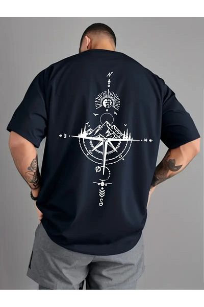 DAXİS Sportwear Company ΑΝΔΡΙΚΟ μπλουζάκι με στάμπα με λαιμόκοψη