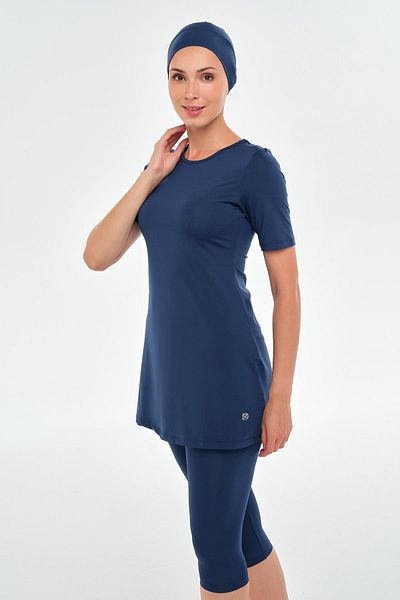 MARESİVA Walt Battal Short Sleeve Hijab Swimsuit 2606-P
