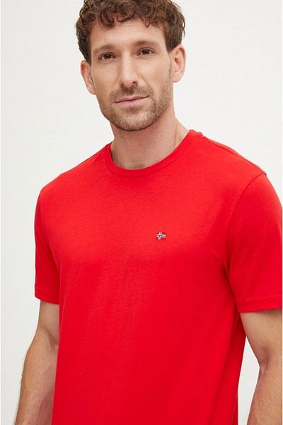 Napapijri Napapijri Salis men's red t-shirt