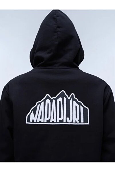 Napapijri Pánska čierna mikina Napapijri B-Linth H