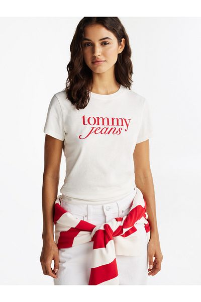 Tommy Hilfiger Tjw Slim Essential Logo Tee Ext T-Shirt