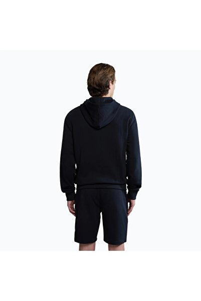 Napapijri Pánska čierna mikina s kapucňou Napapijri Balis Fzh Sum 041 Black