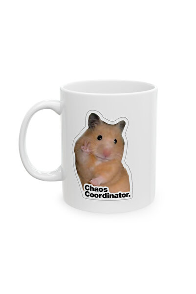 IVART Hamster-chaos Coordinator-kaos Koordinatörü Baskılı Porselen Standart K...